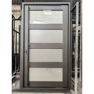 Puertas Con Pieza Lateral Entrada Única Forjado Puertas Dobles Al Por Mayor. 1 metro cuadrado de piel forjada Xiamen caoba Pdf para <span class=keywords><strong>puerta</strong></span> de hierro - Product Image 4
