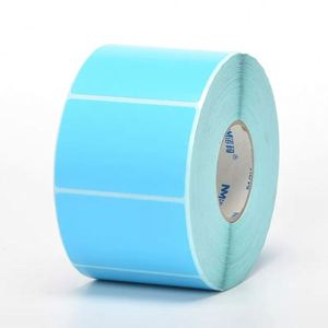 Low Prices Custom Size Colour Labels Thermal Color Direct Thermal Labels Thermal Label Sticker <b>Roll</b> - Product Image 6