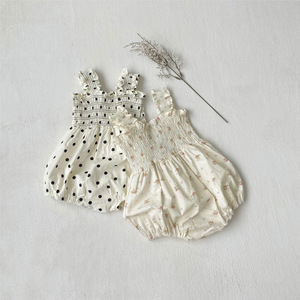 Tutina Estiva Senza Maniche per Bambine con Stampa Floreale, Abbigliamento per Bambini - Product Image 5
