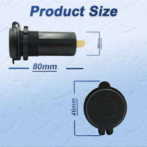 Cargador PD de 100W Tipo-C para Auto de 12-24V con QC3.0 y Puerto AUX, Puertos Duales para Teléfonos Móviles y Computadoras - Product Image 2