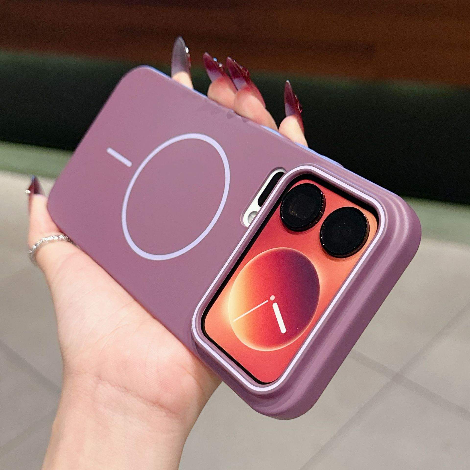 สีม่วงพระอาทิตย์ตก