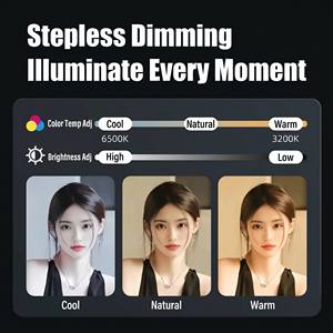 Mini Lampe de Studio Photo/Vidéo Professionnelle Pliable 104 LED 1800LM pour Vlogging et Selfie avec Télécommande - Product Image 3