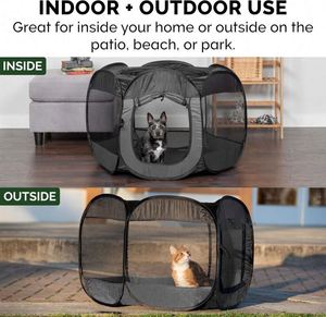 Échantillon Gratuit 2024 Nouveauté Tente de jeu pop-up pour animaux de compagnie, parc d'activités pour chiens et chats, utilisable en intérieur - Product Image 5
