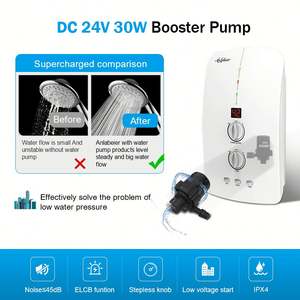 Tanque de ducha eléctrico instantáneo de nuevo diseño personalizado de alta calidad Calentador de agua eléctrico portátil montado en la pared de acero inoxidable - Product Image 5