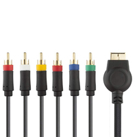 Câble multi-sorties AV pour manette PS2, cordon vidéo composant HD pour console PS3, câble RCA composant pour console PS1