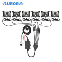 Kits de Luces LED RGBW de Alta Potencia Aurora Dart Shape de 96W, 192W, 288W y 384W para Camiones Todoterreno, Barcos, UTV, ATV y Bajos de Vehículos