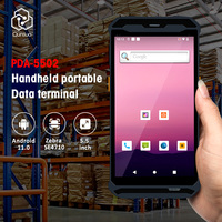 Lecteur RFID UHF portable robuste, scanner de codes-barres 2D, connecteur aéronautique personnalisé, terminal de collecte de données, PDA Android