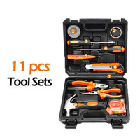 Kit d'outils combinés pour le travail du bois, personnalisé OEM, avec mallette rigide, pour l'entretien domestique et la quincaillerie – Vente en gros