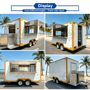 Nouvelle Conception Remorque Alimentaire Vintage pour Tacos, Barbecue, Popcorn, Frites, Camions de Restauration Mobiles avec 3 Éviers Américains - Product Image 2