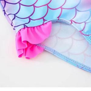 Traje de Baño de una Pieza para Niñas, Traje de Baño para Niñas Pequeñas, Ropa de Baño con Estampado, Ropa Deportiva para Niñas, Estilo Sirena - Product Image 5