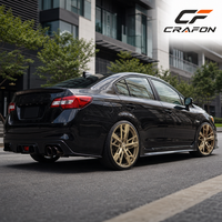 Jantes de voiture neuves forgées à cinq branches CF 18 19 pouces 5x114.3 PCD 56.1 CB pour WRX VA VB Bronze Performance