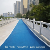 Revêtement de sol sportif en plastique tartan préfabriqué standard, résistant à l'usure, avec amorti souple et protection pour piste de course extérieure, provenant de Chine