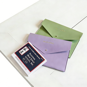 Protège-<span class=keywords><strong>cartes</strong></span> de <span class=keywords><strong>Mahjong</strong></span> personnalisable en cuir végétalien souple, multicolore, avec porte-<span class=keywords><strong>cartes</strong></span> de règles et mélangeur de <span class=keywords><strong>cartes</strong></span> - Product Image 3