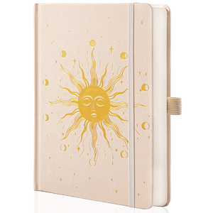 Cuaderno de Tapa Dura de Tela de Alta Calidad A5 - 14.8x21cm, 160 Páginas, Rayado, para Trabajo, Viajes, Escuela - Product Image 1