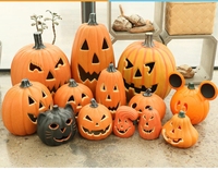 Lumière 3D pour décoration intérieure Halloween carnaval nuit atmosphère grande décoration lampe citrouille accessoires sculpture DIY événement fête lumières