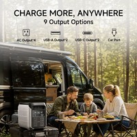 Alimentation d'urgence 220V autonome pour camping en extérieur, alpinisme, batterie au lithium, équipement d'éclairage extérieur