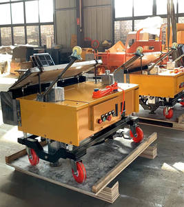 Máquina automática de renderizado de paredes, robot <span class=keywords><strong>pintor</strong></span> de construcción con motor de bomba y motor para enlucido de cemento - Product Image 6