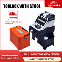 Sinyal Fire mesin Splicer fusi serat AI-20 jaringan enam motor Penyelaras inti mesin sambungan fusi busur suku cadang gratis harga pabrik
