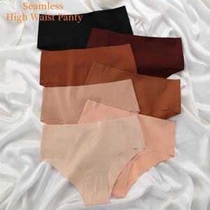 Culottes pour femmes en gros, modèle hipster à découpe haute, en soie glacé<span class=keywords><strong>e</strong></span>, invisibles sans couture - Product Image 1