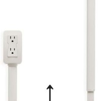 Amerikanische Standard-Sofa-Seitensteckdosenverlängerung mit USB-A/C-Ladeanschlüssen, Nachttisch-Steckdosenleiste