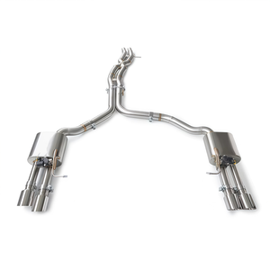 Échappement Catback Personnalisé pour <span class=keywords><strong>Audi</strong></span> A6/A7 C7/C8 3.0T 2012-2023 Tuning Tuyaux en Acier Inoxydable Silencieux Système d'Échappement Valvetronic - Product Image 1