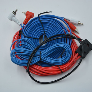 <b>Car</b> Audio <b>Amplifier</b> Wiring Harness 12V Copper Clad Aluminum Power Cable With Fuse And Tube Integrated For Modification - Product Image 1