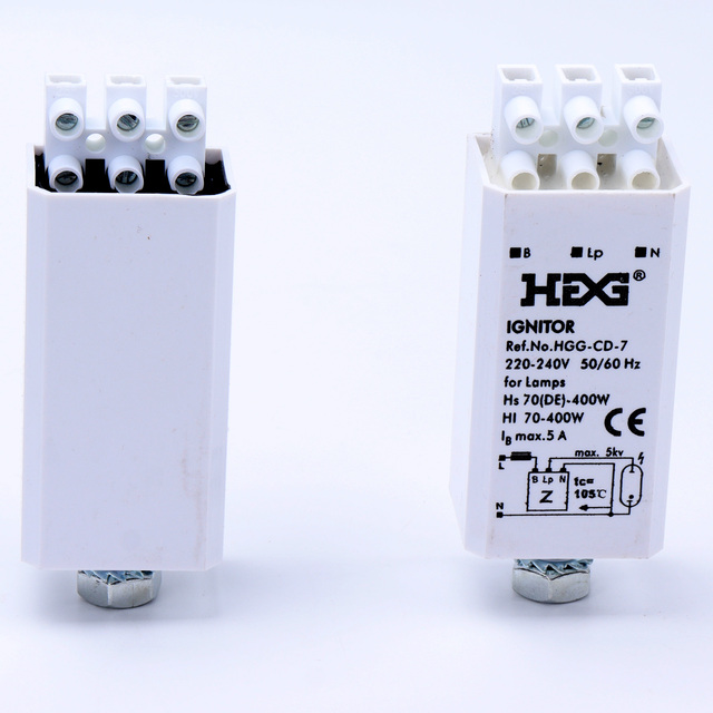 High Quality HGG-CD-7 HID 70-400W Electronic Ignitor with 2-4s Start Time 110/220V 150lm/W Luminous Efficacy