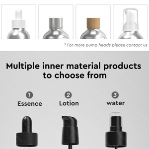 Envase Ecológico para Loción Corporal, Botella de Aluminio para Spa Profesional, Tarro de Crema Metálico Recargable para el Cuidado de la Piel - Product Image 4