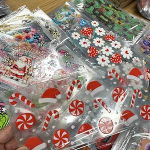 <span class=keywords><strong>Nice</strong></span> 16Oz UV DTF décalcomanies autocollants de transfert de chaleur imperméables et lavables pour tasses tasse de noël wraps transferts décalcomanies étiquette Pu - Product Image 2