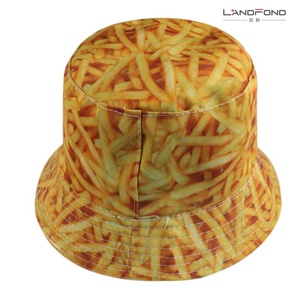 Landfond Accessoire Seau Chapeau Drôle Alimentaire Motif Unisexe Plage Soleil Chapeau <span class=keywords><strong>Esthétique</strong></span> Casquette De Pêche - Product Image 3