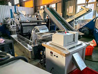Granulateur de recyclage plastique à vis simple, type compacteur, refroidissement par eau, machine de pelletisation de fils pour films PE PP