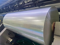 Rouleau de film polyester transparent BOPET avec traitement corona
