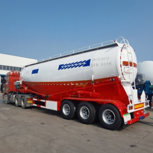 Bán Giá Thấp 40-50 Tấn Mới V-Loại Số Lượng Lớn Xi Măng Tank Bán Trailer Lưu Trữ Tàu Chở Máy Nén Khí Bột Khô Số Lượng Lớn Xi Măng Lưu Trữ - Product Image 4