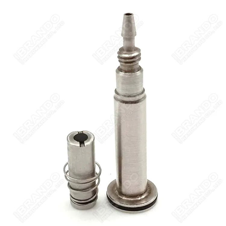 3 Way Normaal Gesloten Magneetventiel Anker Vergadering 3/2 Way Nc Plunger Buis En Magnetische Ijzeren Kern Voor 5Mm gat Spoel