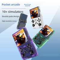Console de jeu portable rétro R40S Pro, écran HD IPS de 3,5 pouces, grande capacité de batterie, double joystick 3D, lecteur de jeu portable 64 Go