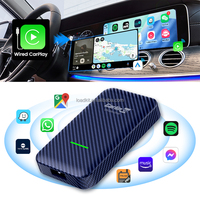 Carlinkit 4.0 Dongle sans fil Android et iOS CarPlay, assistant vocal intelligent portable pour voiture avec garantie d'un an, nouvelle arrivée