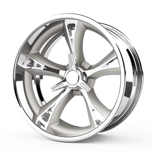 17-26 Zoll 2-teilige Geschmiedete Aluminium-Legierung Tiefbettfelge Polierte Chrom-Bürstenlegierung Felgen 5x114,3 5X120 5*112 - Product Image 1