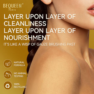 Bequeen Golden Vanilla Body Wash Lotion Gommage Sans Alcool Parfum Brume Hydratation Soins du Corps Ensemble pour une Expérience de Luxe - Product Image 6