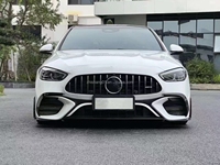 Vente chaude C63 AMG Style Voiture Accessoires Auto Pièces Lip Grille Pare-chocs Avant Corps Kit Pour BENZ W206 AMG C200 C260 2022-2024