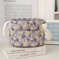 Panier de rangement matelassé floral de qualité supérieure, lavable en machine, en tissu, pour le tri des sous-vêtements, des jouets et des articles divers à la maison