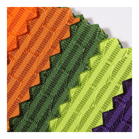 Tissu Oxford en nylon à grille nid d'abeille bicolore 420D