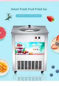 Máquina de Helados Comercial de Alta Calidad con Una Sola Cacerola, Totalmente Automática, para la Producción de Deliciosos Helados - Product Image 3