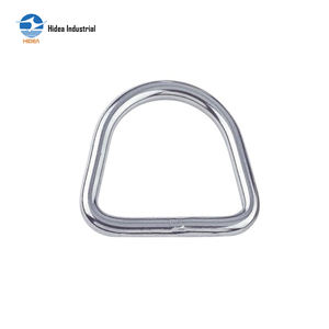 Anneau d'ancrage de sangle de fixation <span class=keywords><strong>Delta</strong></span> de 3 pouces, robuste, de sécurité industrielle HIDEA, résistant à la rouille, zingué, 10 000 kg - Product Image 5