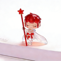 OEM 3D Jelly-Effekt PVC-Figur Niedliche Magische Feenpuppen mit Sternenzauberstab Durchscheinendes Kunstspielzeug vom Hersteller