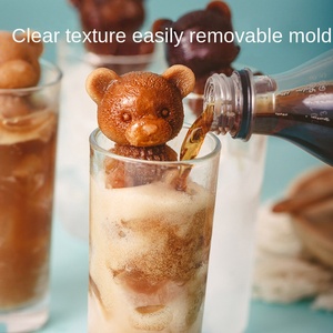 Molde de silicona para helado de oso 3D, para pastel, Chocolate, gran oferta, novedad - Product Image 4