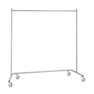 Carrello Portabiti in Acciaio Inox 850 P con Ruote per Armadio e Guardaroba - Product Image 1