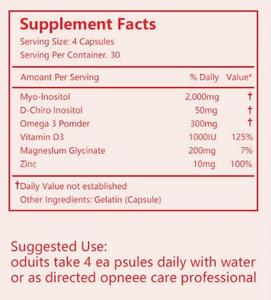 OEM логотип счастливые гормоны поливитаминный цикл регулярность гормональная поддержка омега-3 Магний цинк витамин D3 гормоны капсулы - Product Image 2