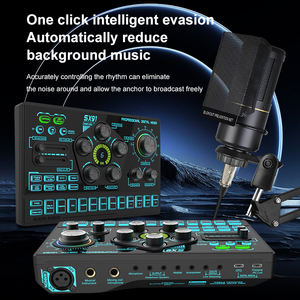 Equipamento de Podcast Estúdio de Gravação Sem Fio USB Placas de Som Mixers 18 Efeitos Sonoros 7 Métodos de Conexão 6 Modos de Efeito - Product Image 5