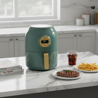 Four électrique Vasion 3,5 L avec contrôle numérique, friteuse à air sans huile, pour usage extérieur, camping-car et domestique, économe en énergie, facile à nettoyer, rapide