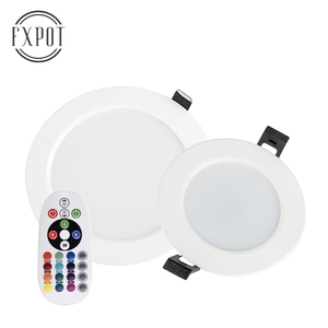 FXPOT – <span class=keywords><strong>Spot</strong></span> lumineux <span class=keywords><strong>Led</strong></span> intelligent, 10W, 4 pouces, contrôle, intensité variable, <span class=keywords><strong>multicolore</strong></span>, télécommande, plafonnier <span class=keywords><strong>Led</strong></span> intelligent - Product Image 1